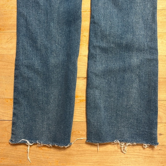 PRIMARK High Waist Raw Hem Bootcut Ankle Jeans - Picture 12 of 12